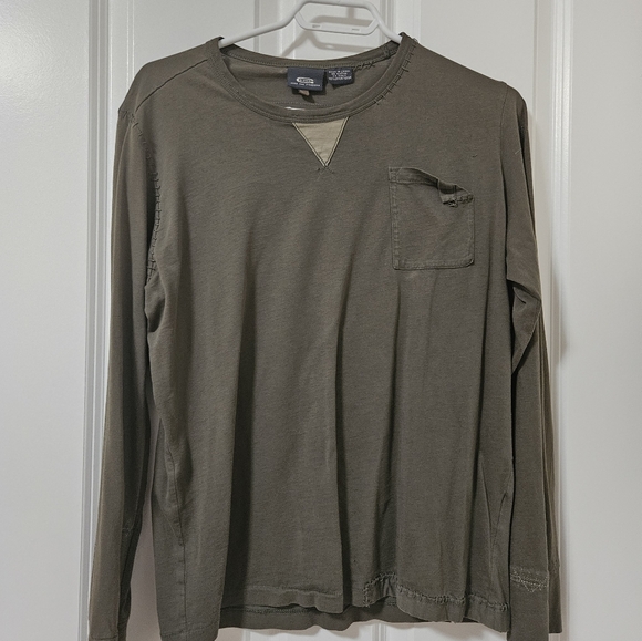G-star raw men's Medium long sleeve green t shirt - Picture 9 of 12